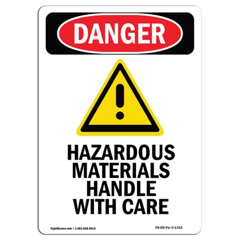 Signmission Hazardous Materials Sign Wayfair Canada