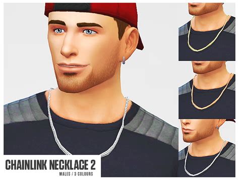 Horseshoe Piercing And Chainlink Necklace At Lumialover Sims