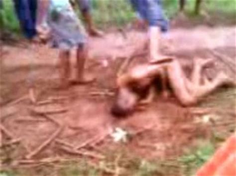 Thief Is Stripped Naked Beaten Kicked And Given One Of The Most Brutal Mob Justice Beatings