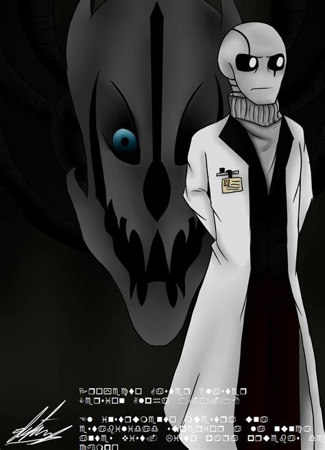 Doctor W D Gaster Undertale Fanart By Ebarth On Deviantart