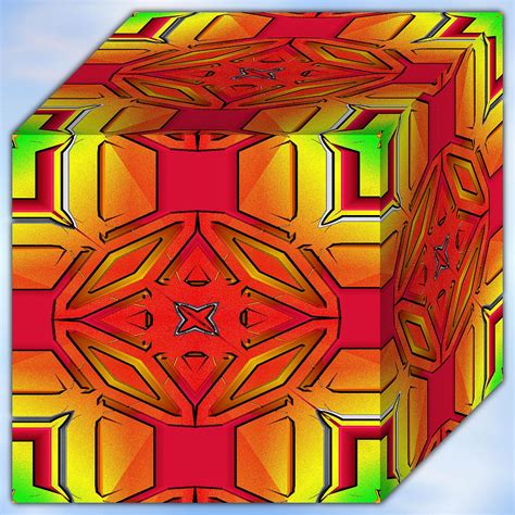 A Beautiful Cube Digital Art By Mario Carini Pixels