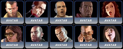 10 New Grand Theft Auto Iv Psn Avatars Igrandtheftauto