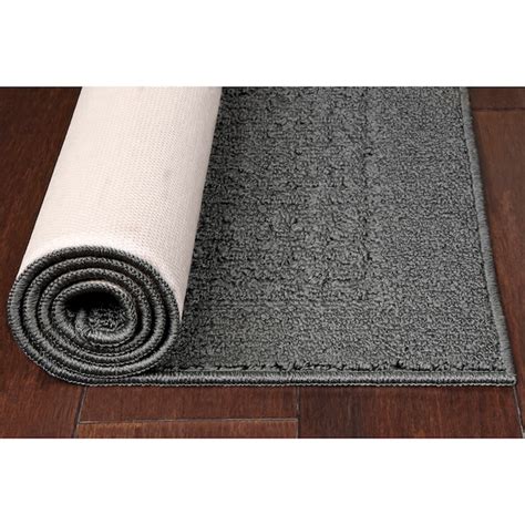 Maples Rugs 2 X 6 Ft Charcoal Grey Indoor Solid Farmhousecottage