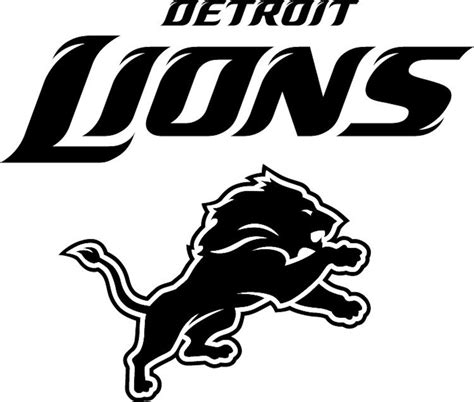 Detroit Lions Nfl Logo Decal 050 Etsy