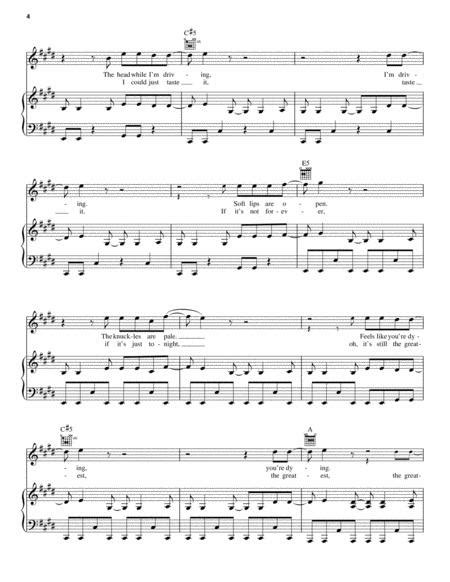 Sex On Fire By Kings Of Leon Digital Sheet Music For Pianovocal