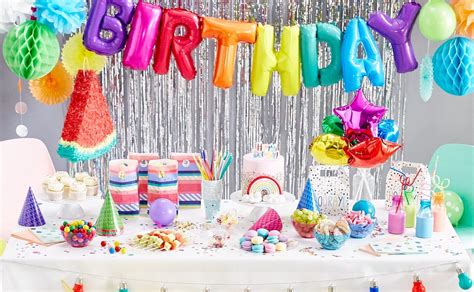 Rainbow Party theme @Kmart | Colorful birthday party, Rainbow theme