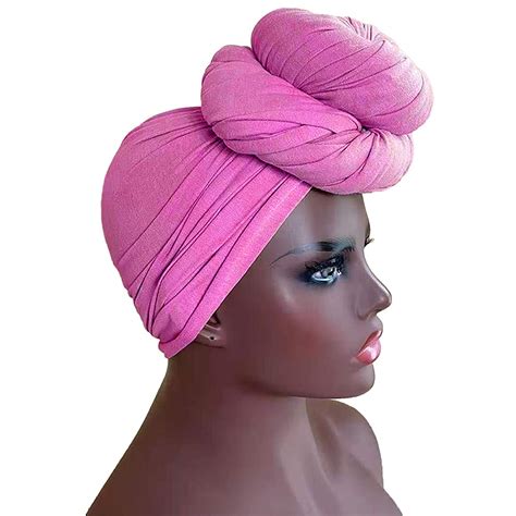 Wholesale 6 Pieces Head Wraps Scarf Long Turban Stretch Jersey Ultra