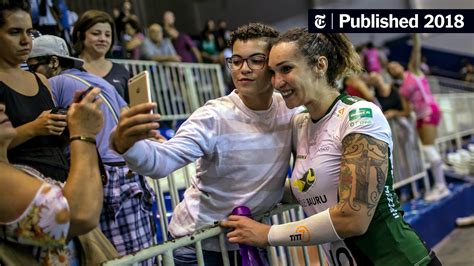 Transgender Volleyball Star In Brazil Eyes Olympics And Stirs Debate The New York Times