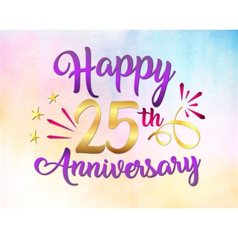 Happy 25th Anniversary Svg File For Cricut Silver Wedding Twenty Five