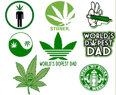 Weed Bundle Svg And Png Clipart Cricut Silhouette Etsy