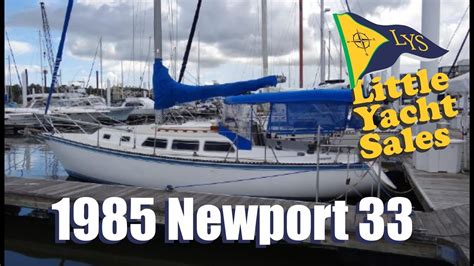 Sold 1985 Newport 33 Sailboat For Sale At Little Yacht Sales Kemah
