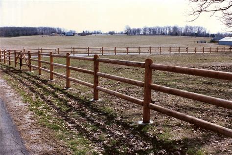 Wood Post And Rail W Bar Y Fence Company