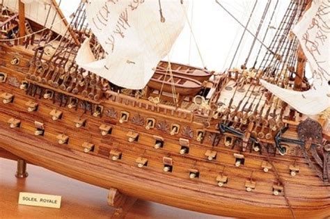Detail Views Of Ship Model Soleil Royal