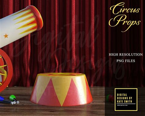 Circus Prop Overlays Separate Png Files High Resolution Filtergrade