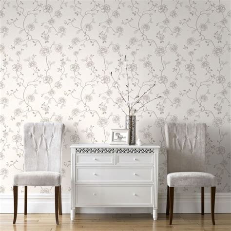 Superfresco Easy Paste The Wall Rose Floral Champagne Glitter Wallpaper