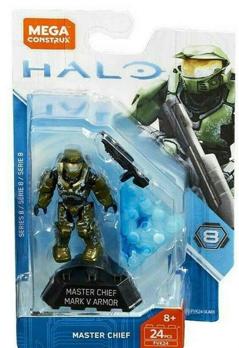 Halo Mega Construx Heroes Series 8 Master Chief Mark V Armor Mini