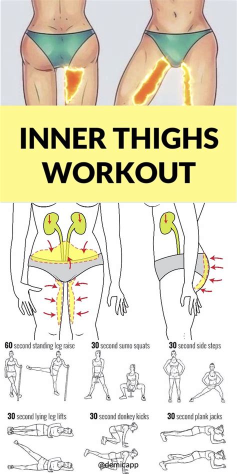 Place a medium rubber ball (or a knotted beach towel) between your legs just above the knees. 5 Amazing Workouts That Sculpt The Inner Thighs (Fast ...