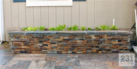 Diy Slate Ledge Stone Planter Boxes We Know How To Do It