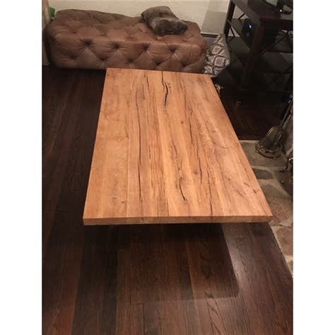 Use as a coffee table in your living space, lobby area or even as a decorative piece of furniture to display books, plants, lamps or your treasured items that deserve to be framed in a spectacular way. Restoration Hardware Reclaimed Russian Oak Plinth Coffee ...