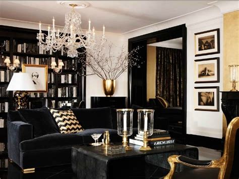 Living room decorating ideas with black leather sofa / furniture. Be Part of a Royal Family: Go for Velvet Upholstery ...