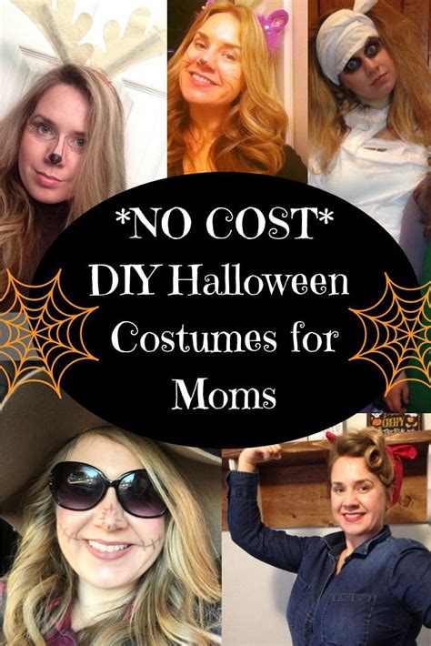 No Cost Diy Halloween Costumes For Moms That Are Super Easy And Cheap
