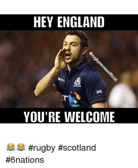 How far will england go? HEY ENGLAND YOU'RE WELCOME 😂😂 Rugby Scotland 6nations ...