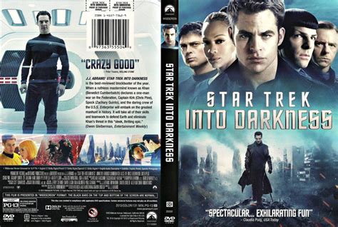 Star Trek Into Darkness Movie DVD Scanned Covers Star Trek Into Darkness Scanned