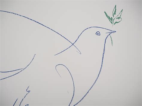 After Pablo Picasso Dove Of Peace Lithograph For Sale At 1stdibs