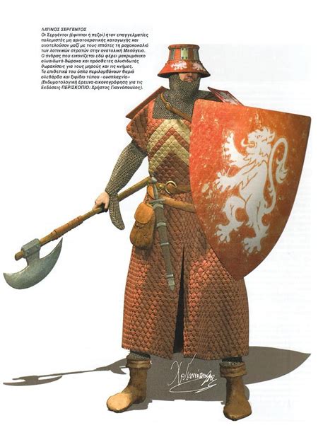 Latin Sergentos In The East Medieval Armor Historical Armor