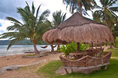Tropical Beach Hut Stock Photo By ©vitalytitov 8293583