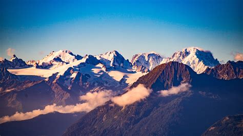 Swiss Alps Wallpaper 4k Mountains Summit Peaks