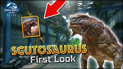 The New Jurassic World Alive Epic Scutosaurus Youtube