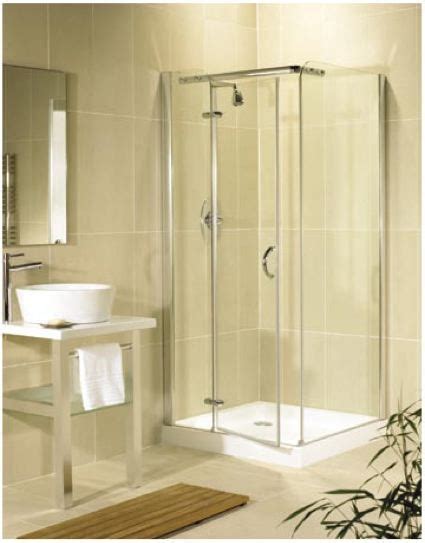 Allure 1200x900 Left Hand Shower Enclosure With Hinged Door Image C