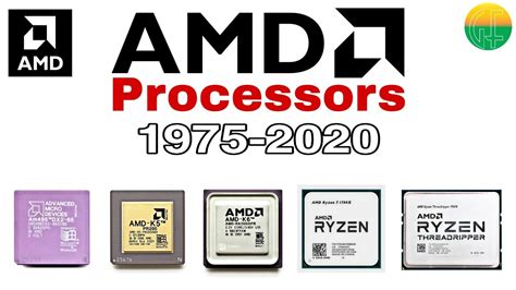 History Of Amd Processors 1975 2021 Amd Youtube