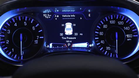 Instrument Cluster Display Digital Dashboard On The Car Instrument