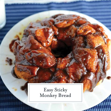Sweet, sticky biscuits coated in cinnamon and sugar and baked in a simple caramel sauce. Easy Monkey Bread Recipe- Delicious Monkey Bread with Biscuits