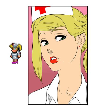 Terraria Nurse Fan Art