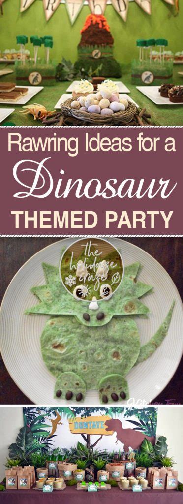 Rawring Ideas For A Dinosaur Themed Party