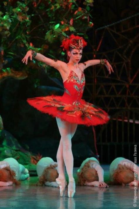 Ballerina Anastasia Matvienko In The Ballet The Firebird Mariinsky