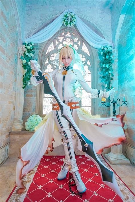 cosplay saber fate stay night by ely