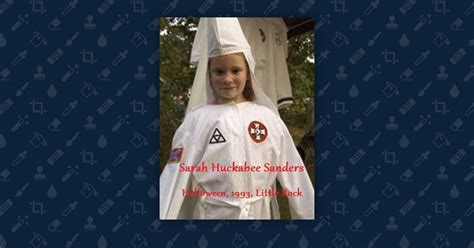 Fact Check Did Sarah Huckabee Sanders Wear A Kkk Halloween Costume In 1993