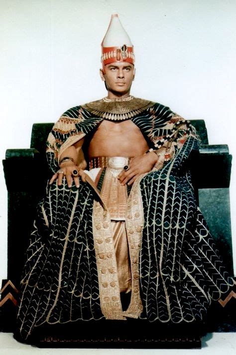 yul brynner in the 10 commandments 1956 ” yul brynner movie stars golden age of hollywood