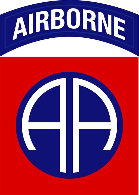 The Insignia Of The 82nd Us Airborne Division Have The Letters Aa In
