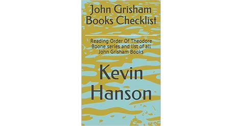 Printable List Of John Grisham Books In Chronological Order ‎john