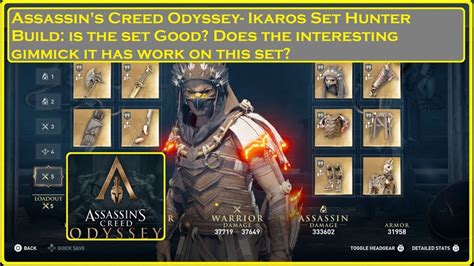 Assassins Creed Odyssey Ikaros Set Build Youtube