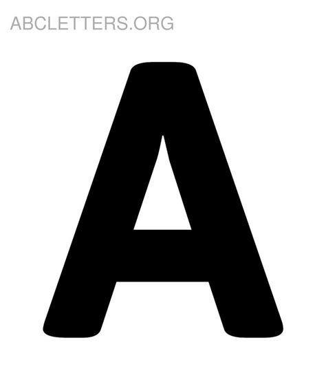Printable Big Alphabet Letters