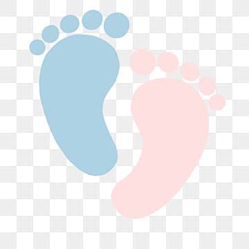 Pink Blue Love Baby Footprints Clip Art Baby Footprints Clipart Baby