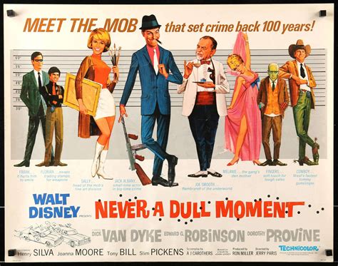 Never A Dull Moment 1968 Original Half Sheet Movie Poster 22 X 28