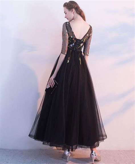 black lace tulle long prom dress evening dress dresses evening dresses long prom dress