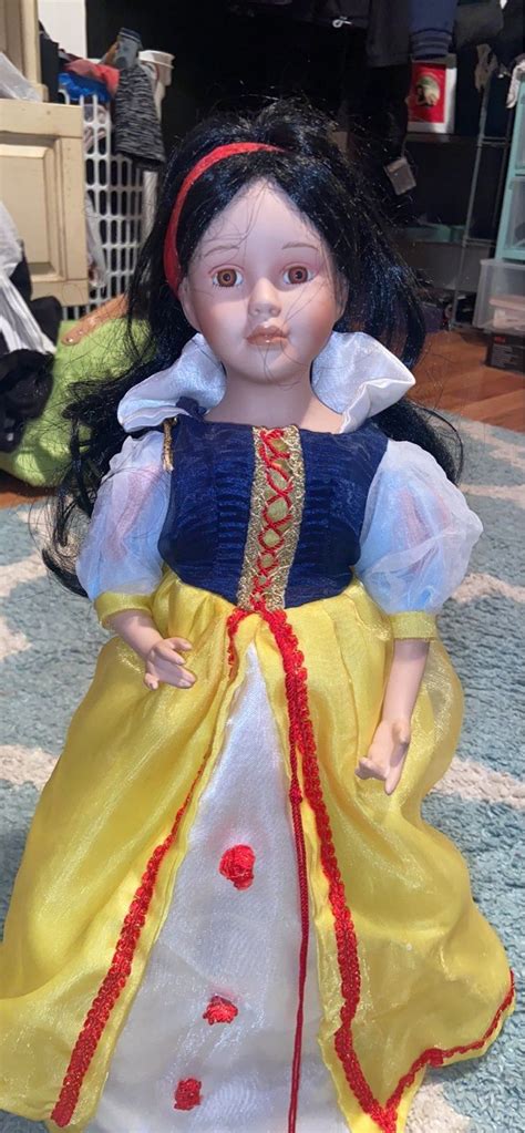 Disney Snow White Porcelain Doll On Mercari Disney Princess Toys